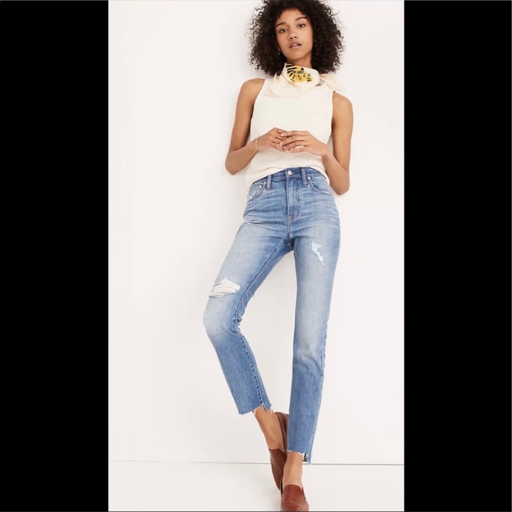 Madewell The High-rise Slim Boy Jeans sz 31